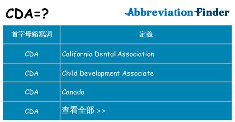 cda 意思|CDA是什么意思